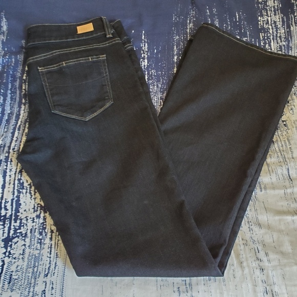 PAIGE Denim - Paige Hidden Hills Bootcut Size 32 Dark Blue